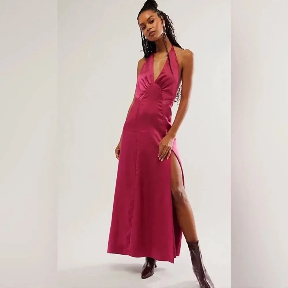 Free People Dance Till Dawn maxi Dress nwot - Picture 2 of 16